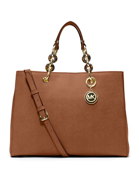 michael kors large cynthia saffiano satchel|Michael Kors Cynthia Bags & Handbags for Women .